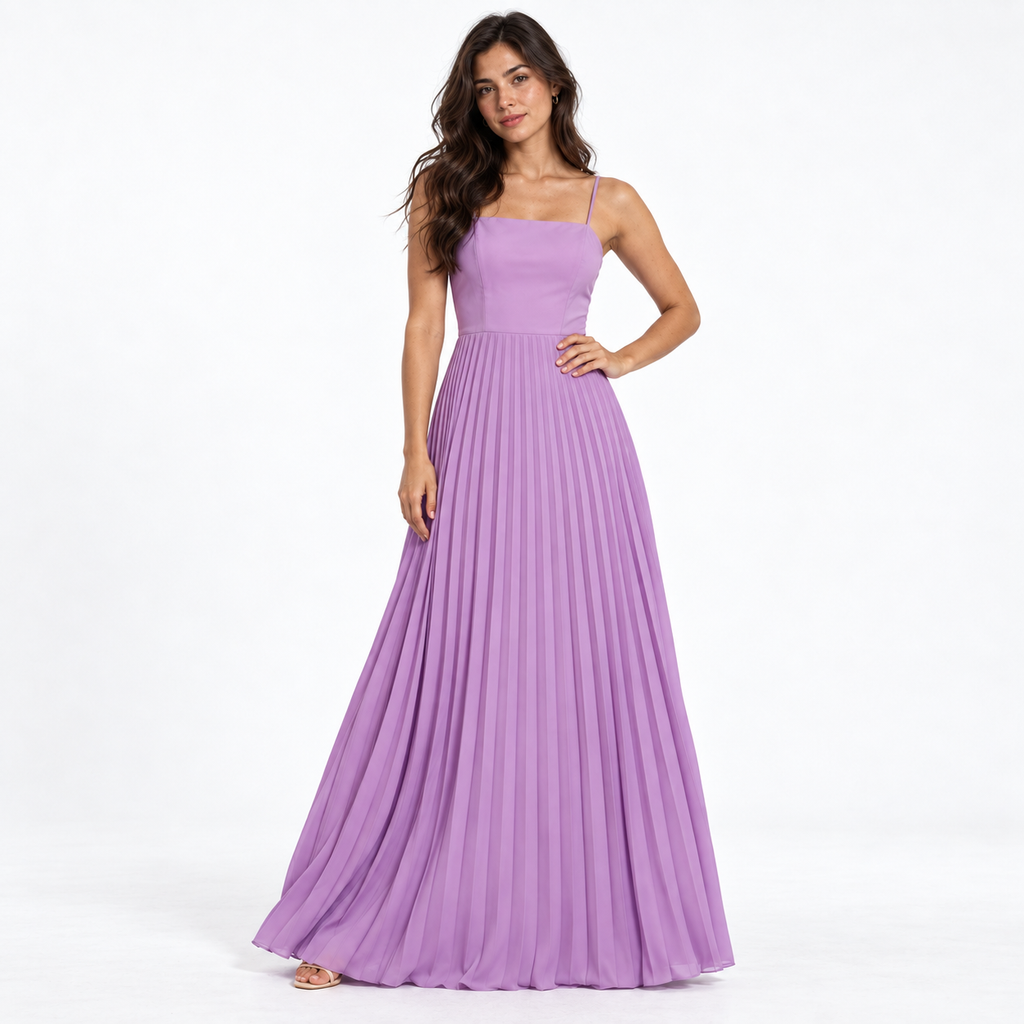 Vestido Longo Poliester