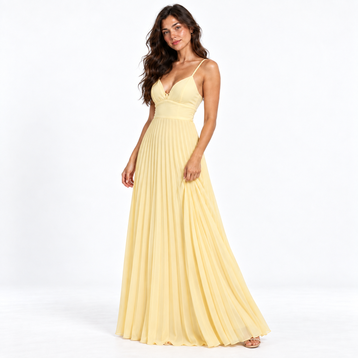 Vestido Longo Poliester